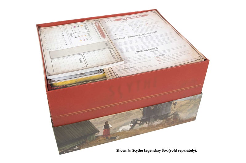 The Broken Token Game Organizer Compatible with Scythe Legendary Expansion - Wooden Game Organizing Box with Multiple Trays - Image 4